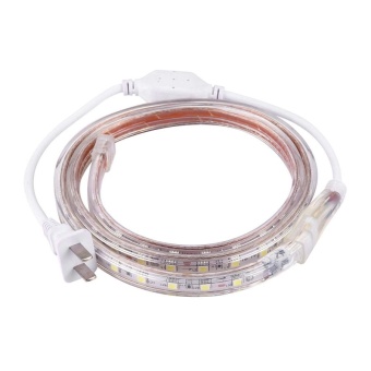 60 LEDs SMD 5050 Casing IP65 Waterproof LED Light Strip With PowerPlug, 60 LED/m, Length: 1m, AC 220V(White Light) - Intl June 2018 - 2 60 LEDs SMD 5050 Casing IP65 Waterproof LED Light Strip With PowerPlug, 60 LED/m, Length: 1m, AC 220V(White Light) - intl - 2