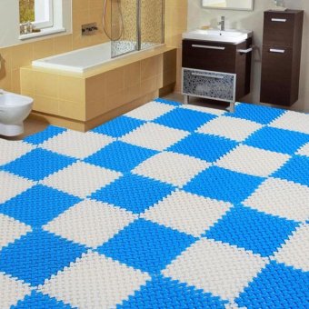 6pcs Jointed Anti-slip Bathroom Mat Assembled Feet Design(Multicolor) June 2018 - 2 6pcs Jointed Anti-slip Bathroom Mat Assembled Feet Design(Multicolor) - 2