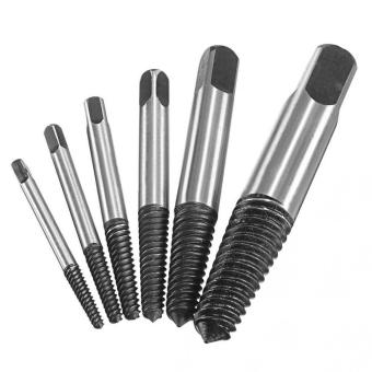 6pcs/set Screw Extractor Easy Out Set Drill Bits Guide Broken Damaged Bolt Remover - Intl June 2018 - 3 6pcs/set Screw Extractor Easy Out Set Drill Bits Guide Broken Damaged Bolt Remover - intl - 3