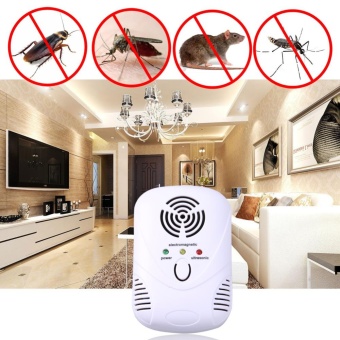 6W Electronic Ultrasonic Mouse Killer Mouse Cockroach Trap Mosquito Repelle(White) - Intl June 2018 - 2 6W Electronic Ultrasonic Mouse Killer Mouse Cockroach Trap Mosquito Repelle(White) - intl - 2