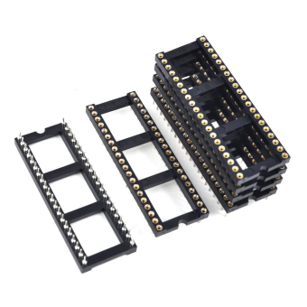 6x 2.54mm Pitch 40 Round Pins Double Row DIP IC Socket Adapter Solder June 2018 - 3 6x 2.54mm Pitch 40 Round Pins Double Row DIP IC Socket Adapter Solder - 3