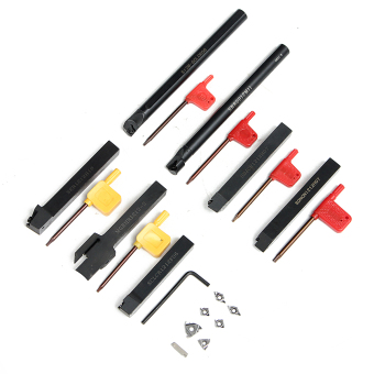 7 Set Shank Lathe Turning Tool Holder Boring Bar+ 7pcs DCMT CCMT Carbide Insert - Intl June 2018 - 2 7 Set Shank Lathe Turning Tool Holder Boring Bar+ 7pcs DCMT CCMT Carbide Insert - intl - 2