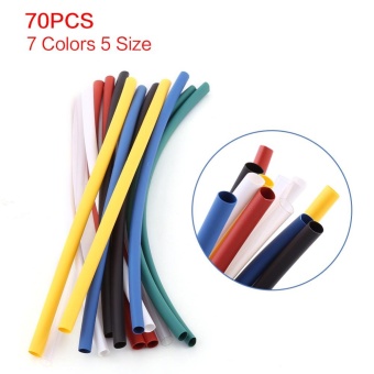 70pcs Halogen-free 2:1 Heat Shrink Tubing Wrap Cable SleeveShrinkable Tube - Intl June 2018 - 5 70pcs Halogen-free 2:1 Heat Shrink Tubing Wrap Cable SleeveShrinkable Tube - intl - 5