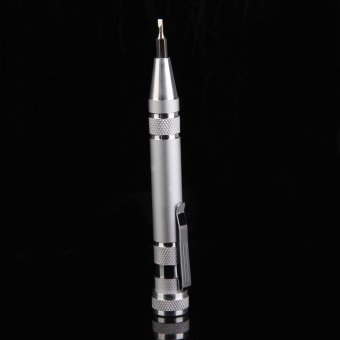 8 In 1 Aluminum Precision Multi-Tool Screw Driver Portable ToolSilver June 2018 - 4 8 in 1 Aluminum Precision Multi-Tool Screw Driver Portable ToolSilver - 4