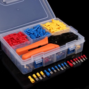 900 Terminals Wire Connectors + 1 Crimping Plier Asstorted Car Electrical Set - Intl May 2018 - 2 900 Terminals Wire Connectors + 1 Crimping Plier Asstorted Car Electrical Set - intl - 2