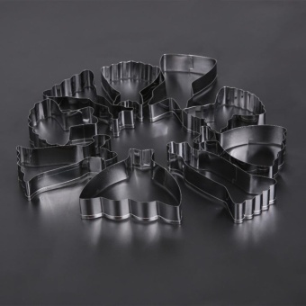 9pcs Stainless Steel Dress Various Shape Cookie Cutters Slicers SetFondant Molds (Silver) - Intl June 2018 - 5 9pcs Stainless Steel Dress Various Shape Cookie Cutters Slicers SetFondant Molds (Silver) - intl - 5