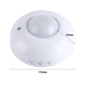 AC110-240V Adjustable Ceiling Surface Mounted Infrared Body Motion Sensor Detector Light Switch - Intl June 2018 - 3 AC110-240V Adjustable Ceiling Surface Mounted Infrared Body Motion Sensor Detector Light Switch - intl - 3