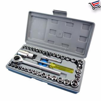 Aiwa Best Quality 40 Pcs Auto Repair Hand Tool Combination Socket Wrench Set.(Small) BUY 1 TAKE 1 June 2018 - 2 Aiwa Best Quality 40 pcs Auto Repair Hand Tool Combination Socket Wrench Set.(Small) BUY 1 TAKE 1 - 2