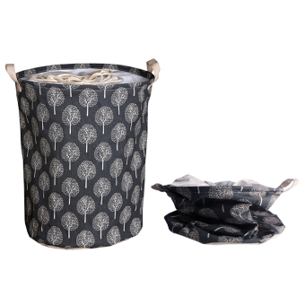Andux Cotton Laundry Basket Foldable Hamper Storage Barrel With Handles ZYL-01 June 2018 - 2 Andux Cotton Laundry Basket Foldable Hamper Storage Barrel with Handles ZYL-01 - 2