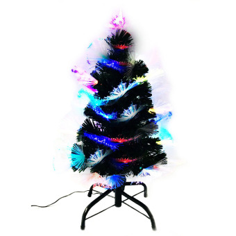 Artificial Christmas Tree W/ Built In Multicolored Lights On Tip 8Ft/240cm June 2018 - 2 Artificial Christmas Tree w/ Built in Multicolored Lights On Tip 8Ft/240cm - 2