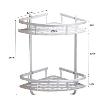 Bathroom Toilet Rack Double Aluminum Triangular Shelves BathroomAccessories Bathroom Shelves Tripods - Intl April 2018 - 3 Bathroom Toilet Rack Double Aluminum Triangular Shelves BathroomAccessories Bathroom Shelves Tripods - intl - 3