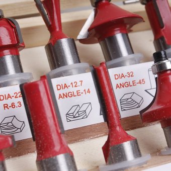Beblos Mod 3612 Router With Bullet Set Of 12 (Red) July 2018 - 3 Beblos Mod 3612 Router with Bullet Set of 12 (Red) - 3