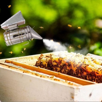 Bee Hive Smoker Stainless Steel W/ Heat Shield ProtectionBeekeeping Tool - Intl June 2018 - 2 Bee Hive Smoker Stainless Steel w/ Heat Shield ProtectionBeekeeping Tool - intl - 2