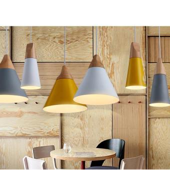 BUYINCOINS E27 Simple Wood Pendant Ceiling Hanging Lamp ChandelierKitchen Light Fixture L Black - Intl April 2018 - 4 BUYINCOINS E27 Simple Wood Pendant Ceiling Hanging Lamp ChandelierKitchen Light Fixture L Black - intl - 4