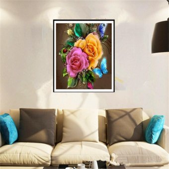 Candy Online Butterfly And Flower DIY 5D Diamond Painting CrossStitch Full Drill Rhinestone Painting Decor #9611 April 2018 - 3 Candy Online Butterfly And Flower DIY 5D Diamond Painting CrossStitch Full Drill Rhinestone Painting Decor #9611 - 3