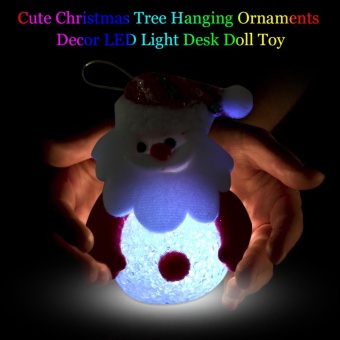 Christmas Tree Hanging Ornaments Decor LED Light Doll Toy #Santa Claus - Intl June 2018 - 2 Christmas Tree Hanging Ornaments Decor LED Light Doll Toy #Santa Claus - intl - 2