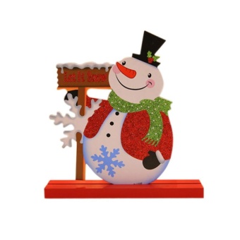 Christmas Wooden Decorations Moose Snowman - Elk Style - Intl June 2018 - 3 Christmas Wooden Decorations Moose Snowman - Elk Style - intl - 3