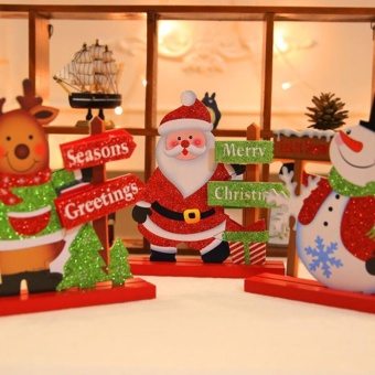 Christmas Wooden Decorations Moose Snowman - Elk Style - Intl June 2018 - 4 Christmas Wooden Decorations Moose Snowman - Elk Style - intl - 4