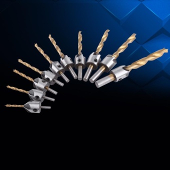 Countersink Drill Bit Carpentry Woodworking Boring Tool Round ShankWith Hex Key (3-10mm) - Intl June 2018 - 5 Countersink Drill Bit Carpentry Woodworking Boring Tool Round ShankWith Hex Key (3-10mm) - intl - 5