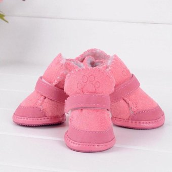 Cute Chihuahua Dog Shoes Puppy Warm Boots Shoes Color:Pink Size:S -intl June 2018 - 5 Cute Chihuahua Dog Shoes Puppy Warm Boots Shoes color:Pink size:S -intl - 5