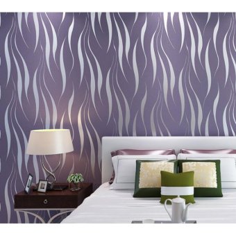 DIY Modern Simple Wall Paper Elegant Non-woven 3D Wallpaper Wall Sticker - Intl June 2018 - 2 DIY Modern Simple Wall Paper Elegant Non-woven 3D Wallpaper Wall Sticker - intl - 2