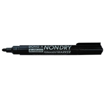 Dong-A Refillable Non-Dry Permanent Marker Black 12pcs/box June 2018 - 2 Dong-A Refillable Non-Dry Permanent Marker Black 12pcs/box - 2