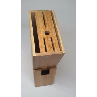 Donghua Bamboo Wood Tool Carrier Knife Holder Set Of 2 June 2018 - 3 Donghua Bamboo Wood Tool Carrier Knife Holder Set of 2 - 3