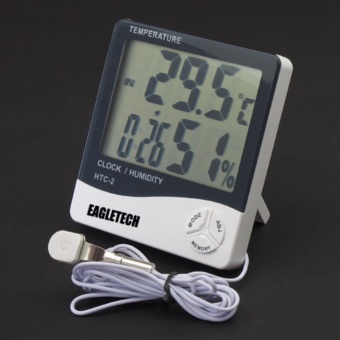 EagleTech HTC-2 Digital LCD Temperature Humidity Meter Clock Hygrometer Thermometer Indoor And Outdoor June 2018 - 4 EagleTech HTC-2 Digital LCD Temperature Humidity Meter Clock Hygrometer Thermometer Indoor and Outdoor - 4