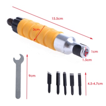 Electric Carving Machine Woodworking Carving Chisel Tool With 5Carving Blades - Intl June 2018 - 2 Electric Carving Machine Woodworking Carving Chisel Tool with 5Carving Blades - intl - 2