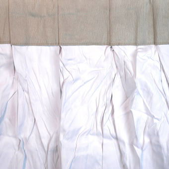 Elysian Luxury Urban Pinch Pleat Curtains Two Panel Jacquard Blockout Fabric (Stone) July 2018 - 4 Elysian Luxury Urban Pinch Pleat Curtains Two Panel Jacquard Blockout Fabric (Stone) - 4