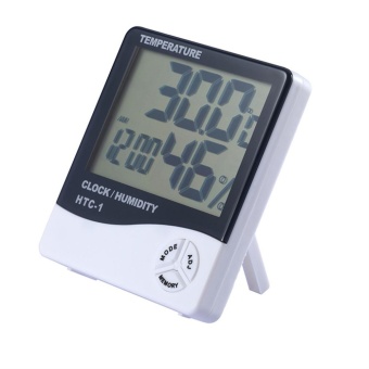EOZY LCD Electronic Digital Temperature And Humidity Meter Thermometer Hygrometer With Alarm Clock - Intl June 2018 - 2 EOZY LCD Electronic Digital Temperature And Humidity Meter Thermometer Hygrometer with Alarm Clock - intl - 2