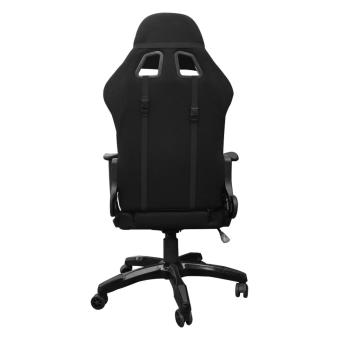 Ergodynamic F1-BLK FAB Racing Fabric Hi-Back Swivel And PneumaticHeight Adjustment Gaming Office Chair Furniture (Black) June 2018 - 4 Ergodynamic F1-BLK FAB Racing Fabric Hi-Back Swivel and PneumaticHeight Adjustment Gaming Office Chair Furniture (Black) - 4