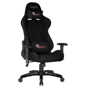 Ergodynamic F1-BLK FAB Racing Fabric Hi-Back Swivel And PneumaticHeight Adjustment Gaming Office Chair Furniture (Black) June 2018 - 5 Ergodynamic F1-BLK FAB Racing Fabric Hi-Back Swivel and PneumaticHeight Adjustment Gaming Office Chair Furniture (Black) - 5