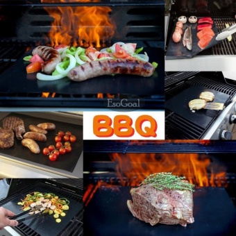 EsoGoal BBQ Grill Mat Barbecue Baking Mats, 5 Pieces - Intl June 2018 - 5 EsoGoal BBQ Grill Mat Barbecue Baking Mats, 5 Pieces - intl - 5