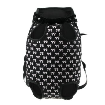 Fashion Bowknots Pattern Pet Dog Doggy Sling Legs Out DesignOutdoor Travel Durable Portable Front Chest Pack Carrier BackpackShoulder Bag For Dogs Cats Puppy Carriers Pet Tote Bag,Black-L -intl June 2018 - 2 Fashion Bowknots Pattern Pet Dog Doggy Sling Legs Out DesignOutdoor Travel Durable Portable Front Chest Pack Carrier BackpackShoulder Bag For Dogs Cats Puppy Carriers Pet Tote Bag,Black-L -intl - 2