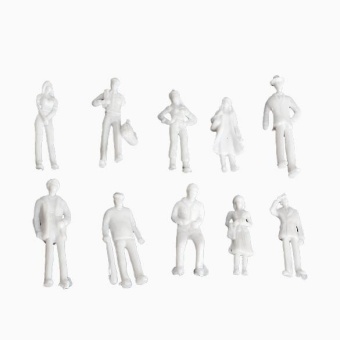 Figures 1:200 Scaled Models Train Building People For Layout100-piece Set - Intl June 2018 - 4 Figures 1:200 Scaled Models Train Building People for Layout100-piece Set - intl - 4