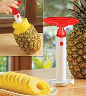 Fruit Pineapple Corer Slicers Peeler Cutter Kitchen Easy Tool Pineapple Peeler Fruit Random Color April 2018 - 3 Fruit Pineapple Corer Slicers Peeler Cutter Kitchen Easy Tool pineapple peeler fruit Random color - 3