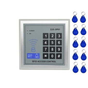 Full RFID Door Access Control System Kit Set (180kg 350LB ElectricMagnetic Lock + Armature Faceplate + Access Control Power Supply +Push Release Button + Proximity Door Entry Keypad + 10 ID Keys) -intl June 2018 - 2 Full RFID Door Access Control System Kit Set (180kg 350LB ElectricMagnetic Lock + Armature Faceplate + Access Control Power Supply +Push Release Button + Proximity Door Entry keypad + 10 ID Keys) -intl - 2