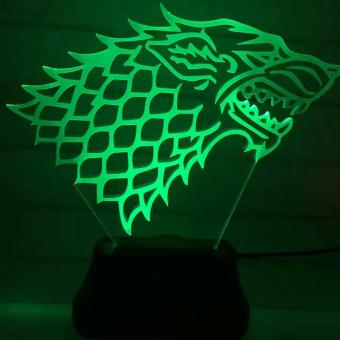 Game Of Thrones 3D LED Lamp June 2018 - 2 Game of Thrones 3D LED Lamp - 2