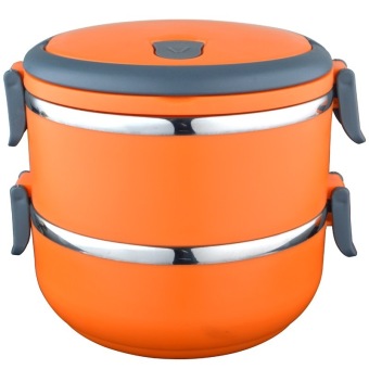 Greatnes D&D BSS-69 Stainless Steel Thermal Box And Bento Box Two Layers (Orange) June 2018 - 2 Greatnes D&D BSS-69 Stainless Steel Thermal Box and Bento Box Two Layers (Orange) - 2