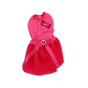 Hanyu Pet Dogs Puppy Butterfly Corsage Puff Tutu Dresses Costumesfor Pets Dogs S Rose Red - Intl June 2018 - 3 Hanyu Pet Dogs Puppy Butterfly Corsage Puff Tutu Dresses Costumesfor Pets Dogs S Rose Red - intl - 3