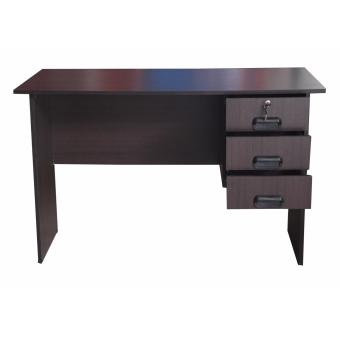 Hapihomes Diah 3-Drawer Office Desk (Wenge) June 2018 - 2 Hapihomes Diah 3-Drawer Office Desk (Wenge) - 2