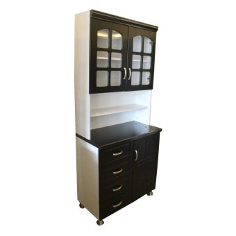 Hapihomes Morris Kitchen Cabinet (Black/White) June 2018 - 2 Hapihomes Morris Kitchen Cabinet (Black/White) - 2