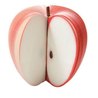 Heartree Lovely Fruit Note Paper Note Pads With Paperclip A21-24(apple) June 2018 - 2 Heartree Lovely Fruit Note Paper Note Pads with Paperclip a21-24(apple) - 2