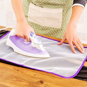 Heat Resistant Ironing Cloth Protective Insulation Pad-hot HomeIroning Mat Mesh White 40*60cm - Intl June 2018 - 2 Heat Resistant Ironing Cloth Protective Insulation Pad-hot HomeIroning Mat Mesh White 40*60cm - intl - 2