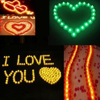 HengSong 2Pcs LED Electronic Battery-powered Flameless TealightBirthday Confession Creative Wedding Party Candle NightLight-Yellow Light Flashing - Intl June 2018 - 5 HengSong 2Pcs LED Electronic Battery-powered Flameless TealightBirthday Confession Creative Wedding Party Candle NightLight-Yellow Light Flashing - intl - 5