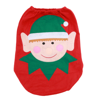 HengSong Christmas Santa Toilet Seat Cover And Rug Toilet SetsMulticolor - Intl June 2018 - 2 HengSong Christmas Santa Toilet Seat Cover and Rug Toilet setsMulticolor - Intl - 2