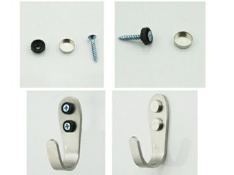 Home Stainless Steel Robe Hook Brushed Finish Wall Mounted Coat HatDoor Hanger June 2018 - 3 Home Stainless Steel Robe Hook Brushed Finish Wall Mounted Coat HatDoor Hanger - 3