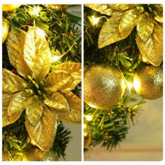 Hot Sales 40cm Golden Bow With LED String Light Christmas WreathBerry Garland Hanging Door Wall Decoration Hign Quality - Intl June 2018 - 3 Hot Sales 40cm Golden Bow with LED String Light Christmas WreathBerry Garland Hanging Door Wall Decoration Hign quality - intl - 3