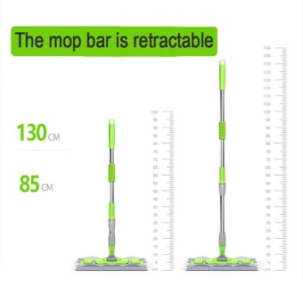 Household Cleaning Tools Floor Flat Mop (7 Mops Cloth)-Green - Intl June 2018 - 5 Household Cleaning Tools Floor Flat Mop (7 Mops Cloth)-Green - intl - 5